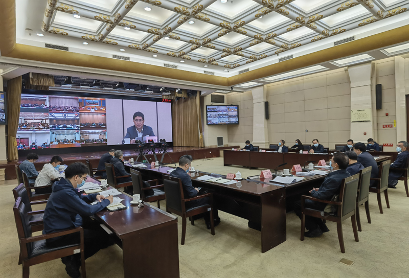 尧斯丹主持召开全省流域水旱灾害联防联控机制视频会议「相关图片」