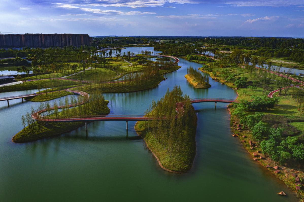 郫县湿地公园图片